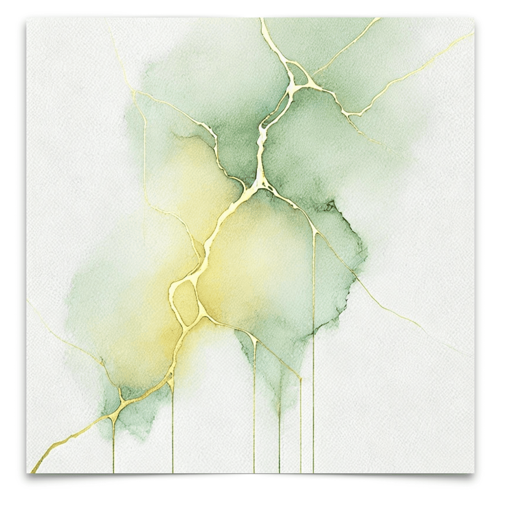 illustration med gröna och gula inslag